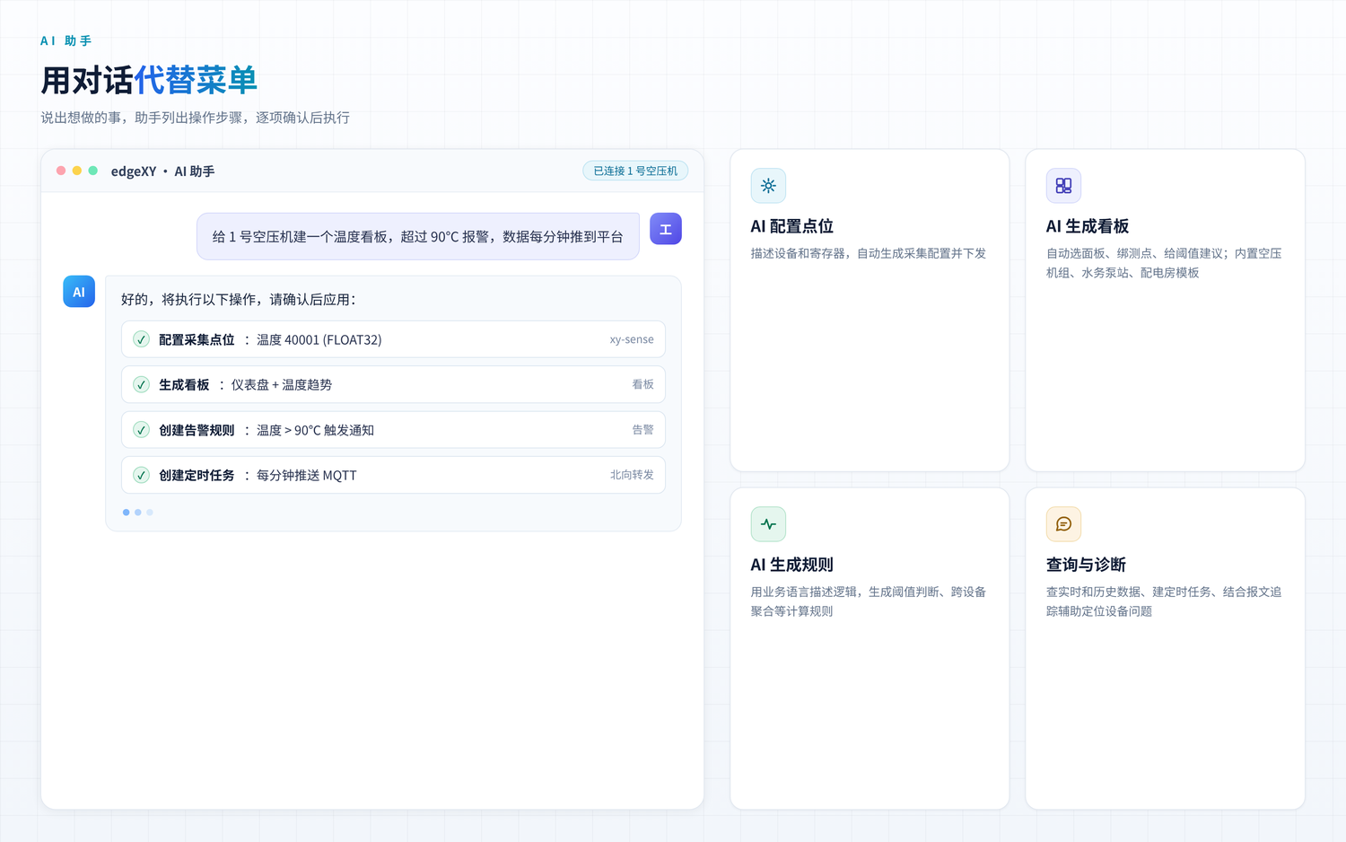 AI 助手对话与能力 AI 助手对话与能力